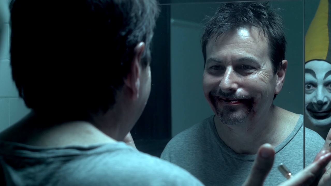 Jeff Blumberg as The Clown in the episode The Duo from season 1 of  the horror web series The Hotel Barclay