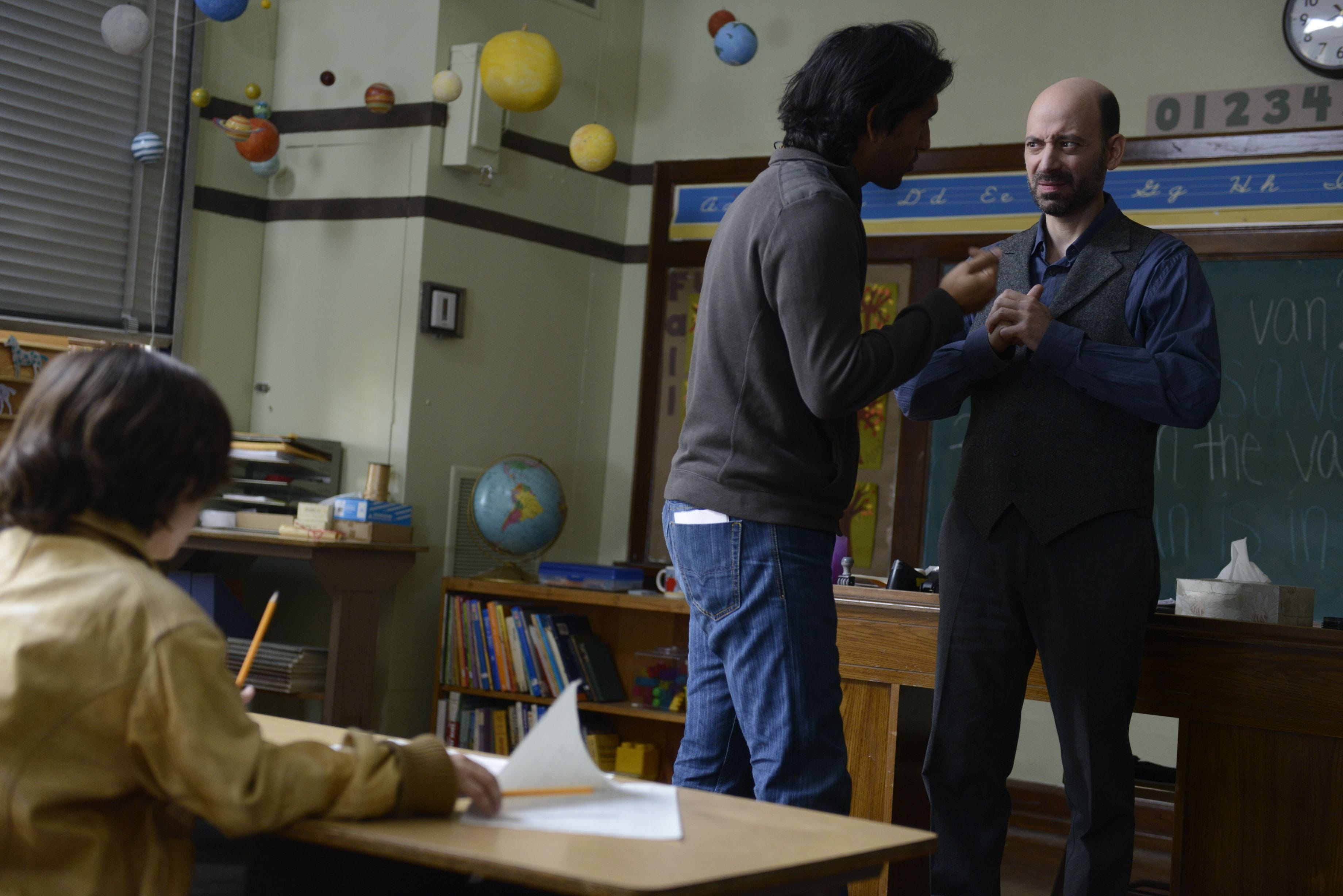 Actor Jeff Blumberg as The Teacher shooting the short film Dirty Laundry