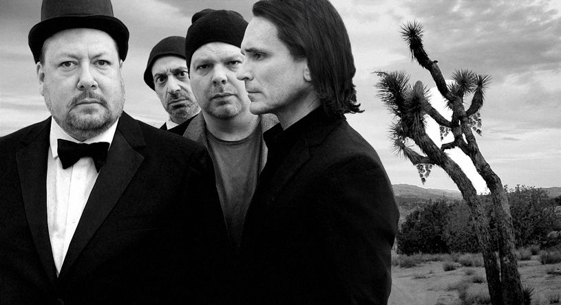 publicity still of the play Bono and The Edge Waiting for Godomino's featuring JeffBlumberg as the character Lucky